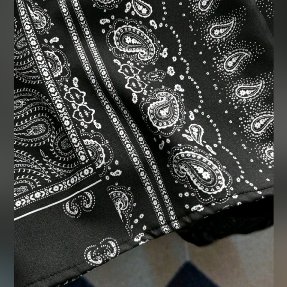 Women's Green Fashionable Vacation Print Pants, Spring/Summer - Picture 3 of 4